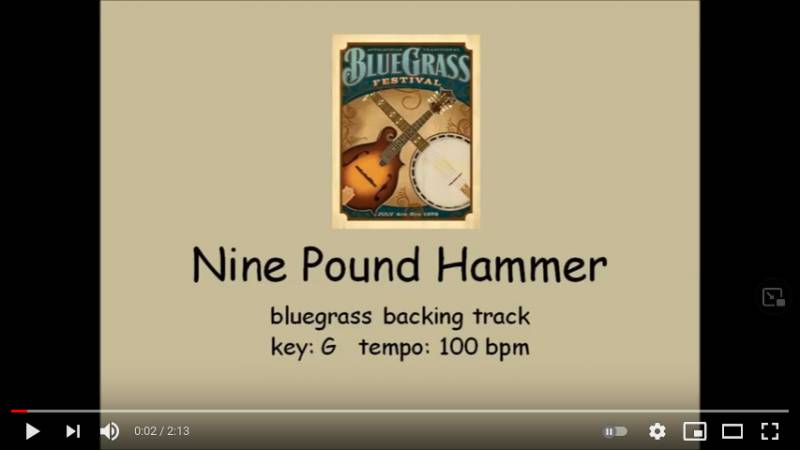 Au démarrage, tonalité et empo indiqués - Starting. Key and speed indicated. - Jam Hall