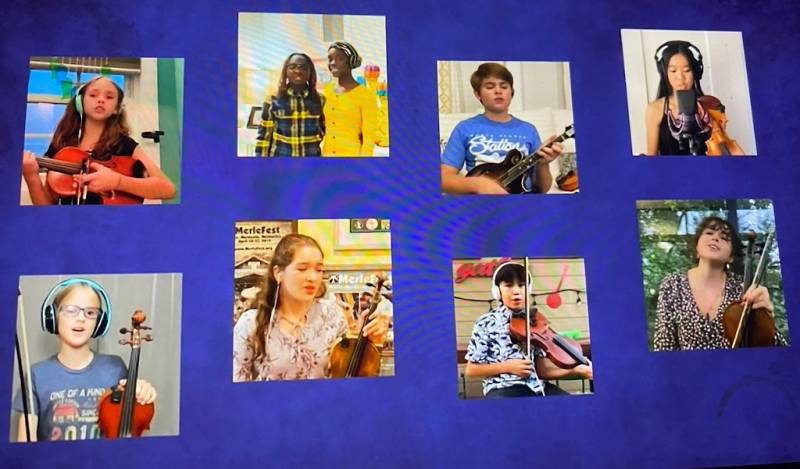 Le programme Kids on Bluegrass à l'intention des jeunes, une magnifique initiative.