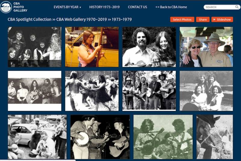 De belles galeries photos sur le site CBA, de quoi bluegrassement remonter le temps. - Jam Hall