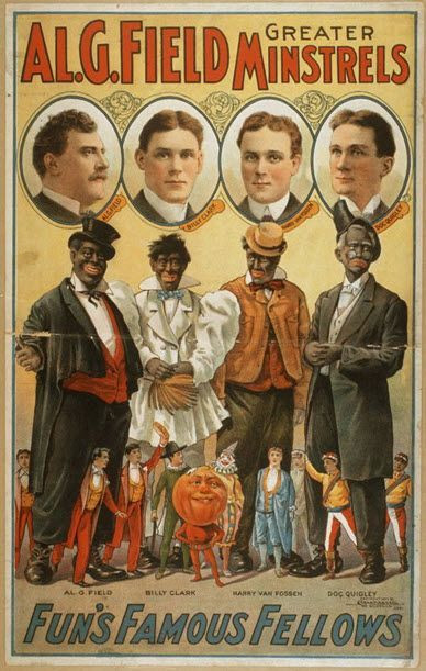 Affiche de spectacle minstrel show - A minstrel show poster. - Jam Hall