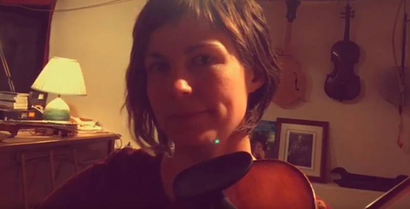 Fiddler Becca Wintle - Jam Hall