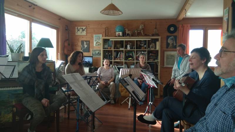 Apprentissage et travail de la voix lead - Learning and working on the lead and tenor parts - Jam Hall