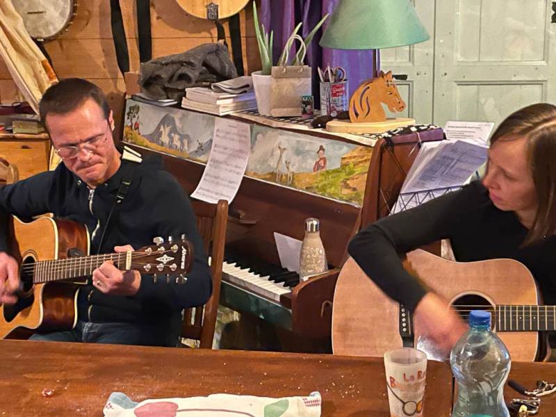 Et une jam un soir de stage - Jamming after a day of workshop. - Jam Hall