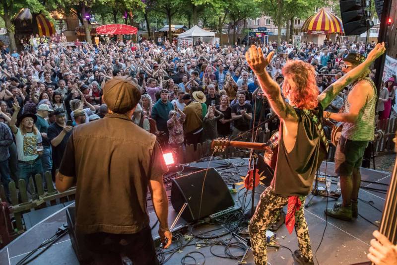 Rotterdam Bluegrass Festival, on stage. - Jam Hall