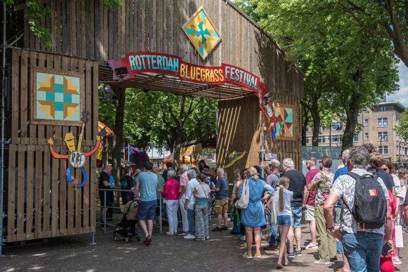 Rotterdam Bluegrass Festival, entrance. - Jam Hall